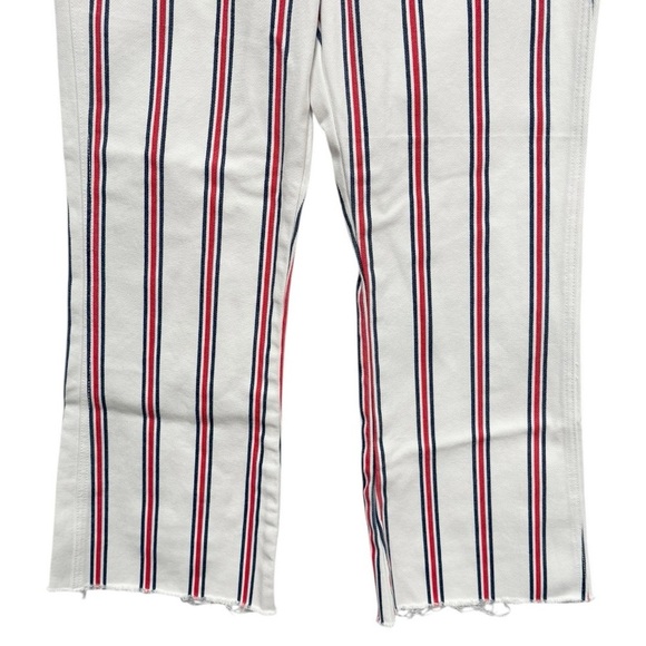 Reformation MacGraw Grenada Stripe Crop Jeans Size 29 - Picture 5 of 10